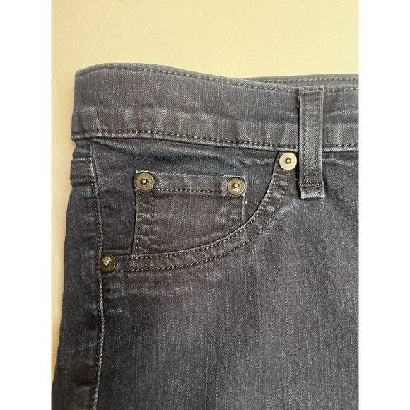 Rag & Bone Women's Blue Raw Hem Capri Jeans Mid-Rise Stretch Skinny Fit Size 27 - Picture 4 of 9